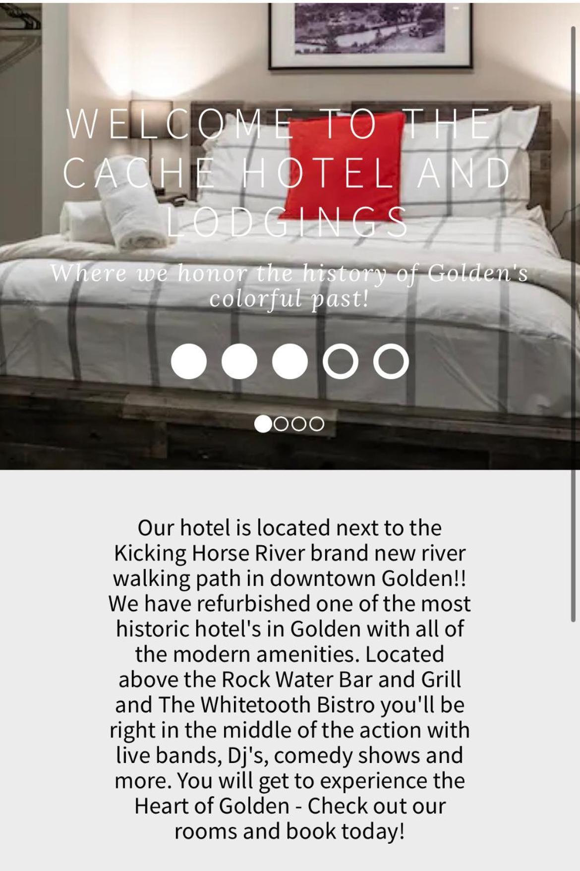 The Cache Hotel And Lodgings ゴールデン エクステリア 写真